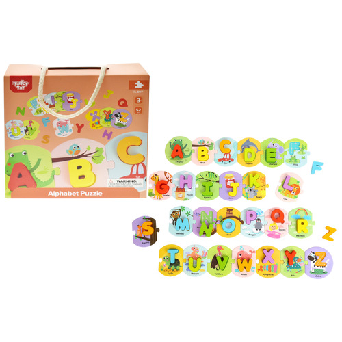 ALPHABET PUZZLE IN CARRY BOX