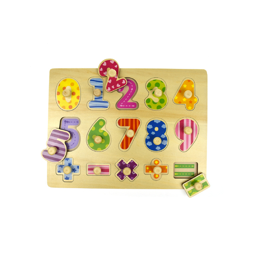 NUMBERS MATHS PEG PUZZLE