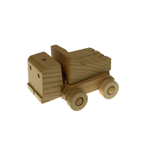 WOODEN TRANSFORMER SMALL - TRUCK