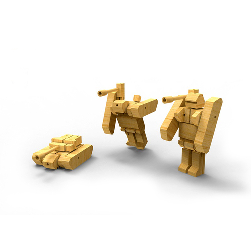 WOODEN TRANSFORMER LARGE - TANK