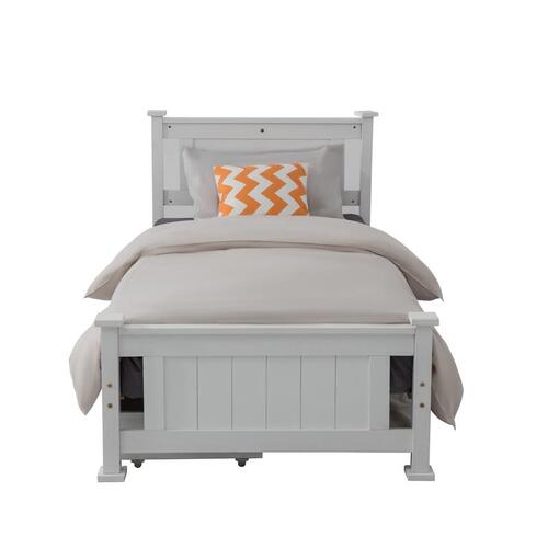 Single Solid Pine Timber Bed Frame – White