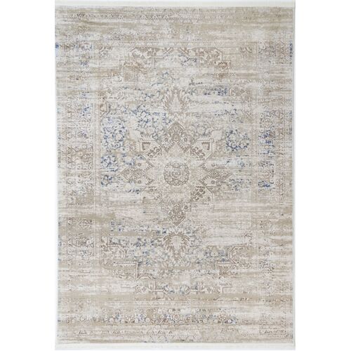 Cordelia Medalion Beige Blue Rug 160x230 cm