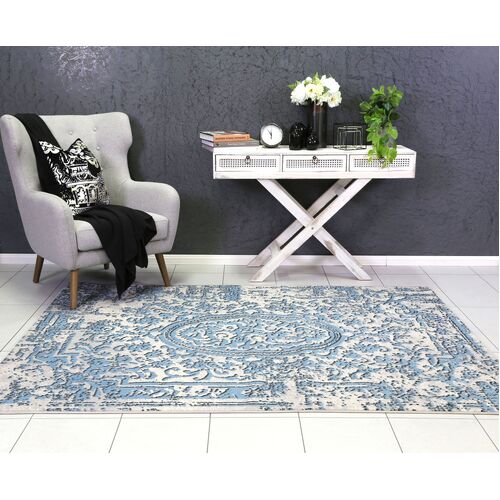 Allure Classic Vintage Blue Rug 80x300 cm
