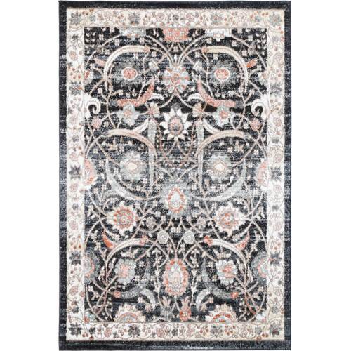 Anatolia Traditional Charcoal Cream  Rug 240x330cm