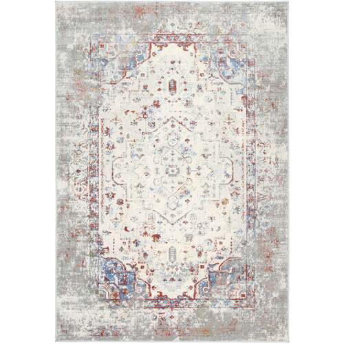 Amelia Grey Multi Contemporary Rug 80x300 cm