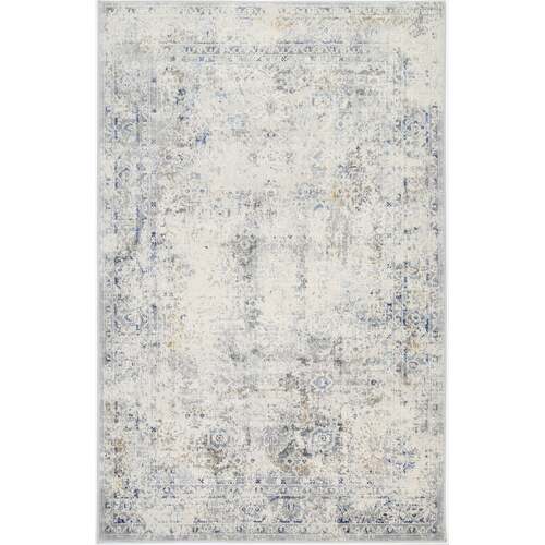 Amelia Navy Blue Contemporary Rug 80x300 cm
