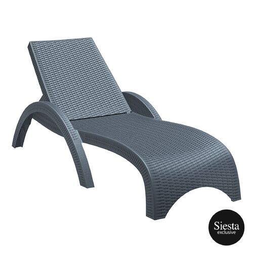 Fiji Sunlounger - Anthracite