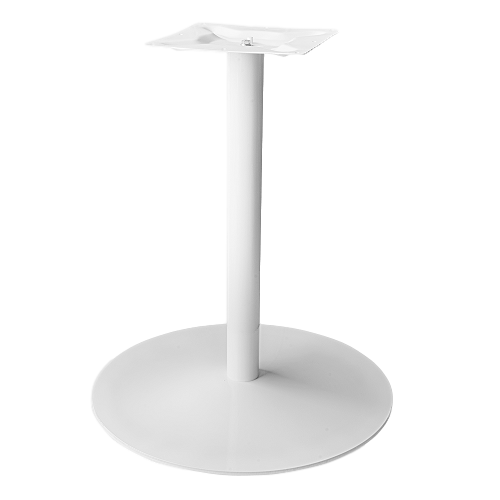 Coral Round Table Base - White