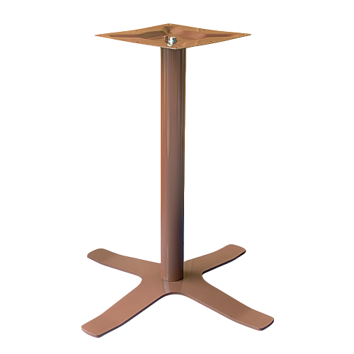 Coral Star Table Base - Chocolate