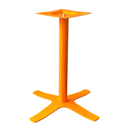 Coral Star Table Base - Orange