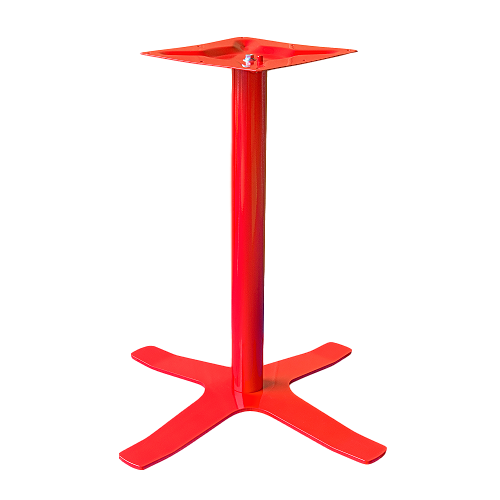 Coral Star Table Base - Red