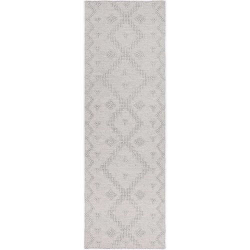 Leilani Boho Chic Grey Rug 80x300cm