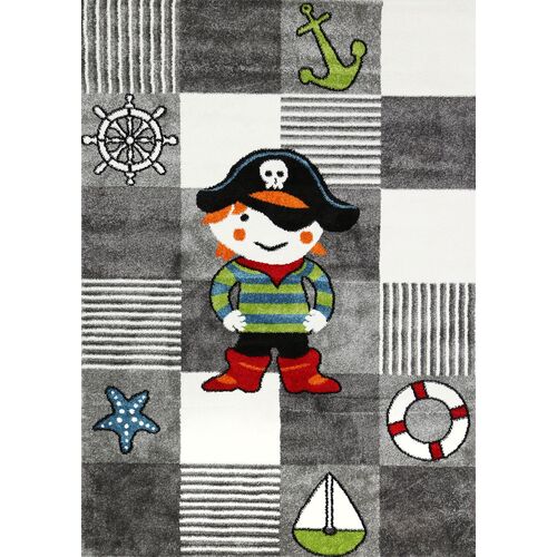 Nova Kids Grey Pirate Rug 120x170 cm