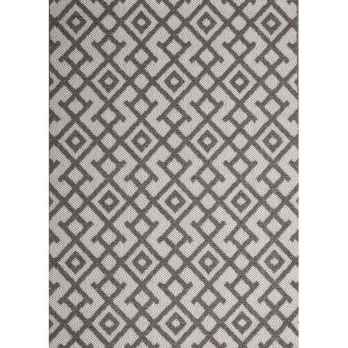 Hawaii Grey Diamond Shaped Rug 160x230cm