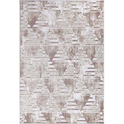 Windjana Transitional Geometric Latte Rug 200x290cm