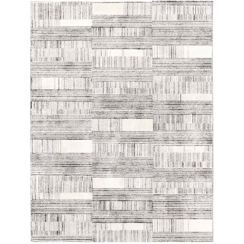 Verve Light Grey Brick Rug 160x230cm