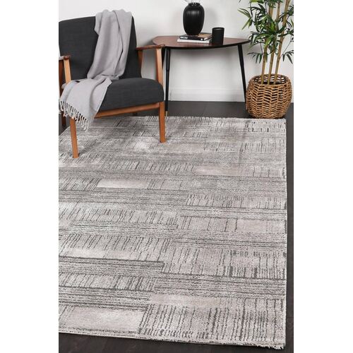 Verve Grey Brick Rug 240x330cm