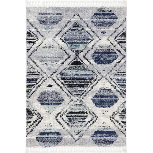 Myk Navy Blue Diamond Rug 160x230 cm