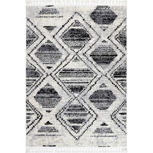 Myk Black White Diamond Rug 160x230 cm
