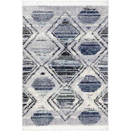 Myk Navy Blue Diamond Rug 300x400 cm