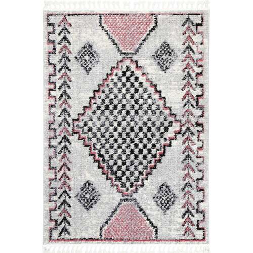 Myk Multi Pink Bohemian Rug 80x300 cm