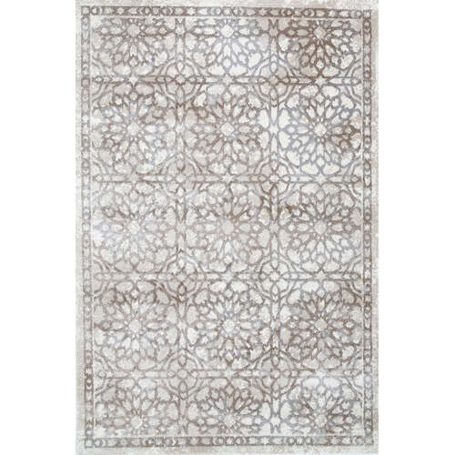 Morisot Grey and Beige Demask Rug 120x160cm