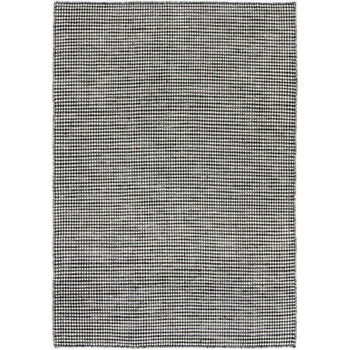 Scandi Charcoal Grey Reversible Wool Rug 300x400 cm