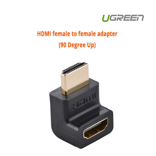UGREEN HDMI female to female adapter (90 Degree Up) (20110)