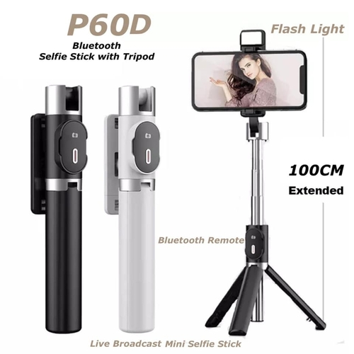 TEQ P60 Bluetooth Selfie Stick and Tripod with Remote