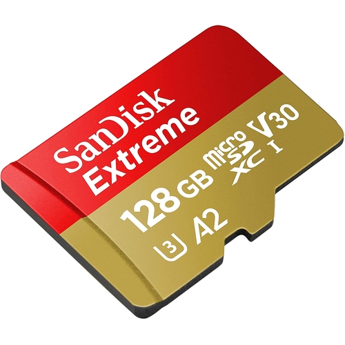 SANDISK SDSQXA1-128G-GN6MN  MicroXD  Extreme A2 V30 UHS-I/U3 160R/90W  NO SD ADAPTER
