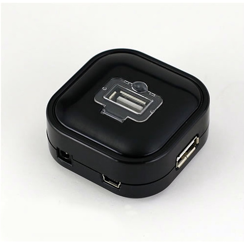 Hi-Speed USB 2.0 4 Port Hub Black