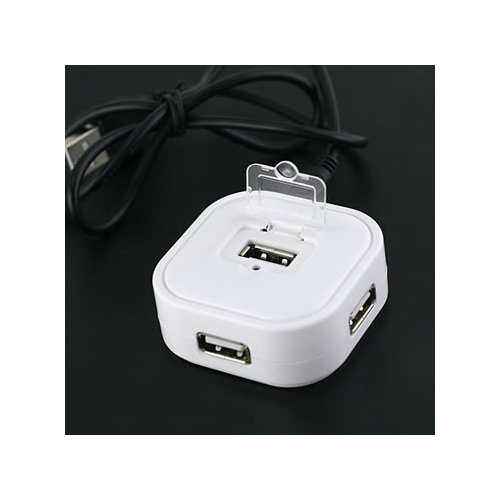 Hi-Speed USB 2.0 4 Port Hub White