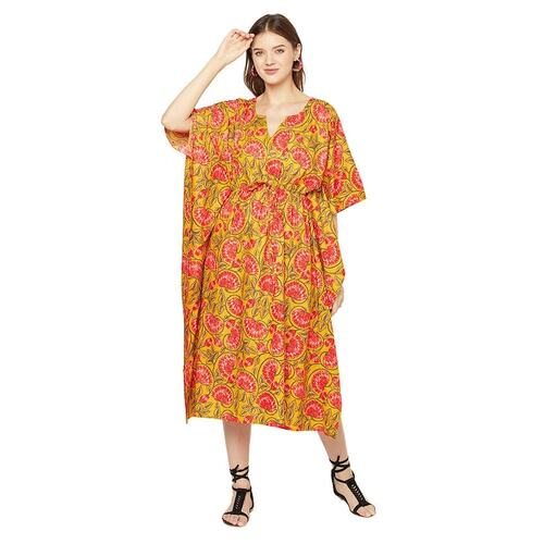 Cotton Kaftan, Caftan, Maxi Dress, Cotton Dress, Plus size Clothing, Comfortable clothing for Women, Maternity Gown, Long Robe, Night Gown Kaf31