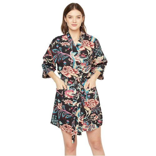 Kimono Cotton Kimono Bathrobe Frida Valentines Day GiftBird Bathrobe Turkish Bathrobe Cardigan Nightwear Dressing Gown Beach Bikini Summer SCK18