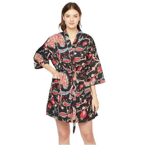 Kimono Cotton Kimono Bathrobe Frida Valentines Day GiftBird Bathrobe Turkish Bathrobe Cardigan Nightwear Dressing Gown Beach Bikini Summer SCK31