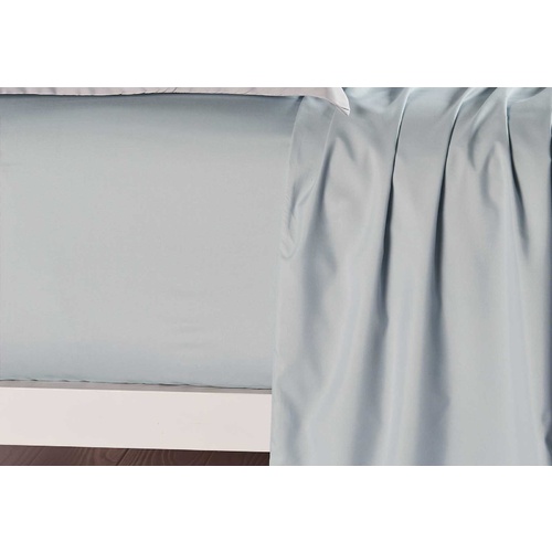 Luxton King Size Blue Fog Color Fitted Sheet