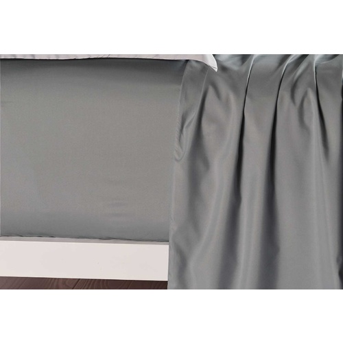 Luxton Single Size Slate Color Fitted Sheet