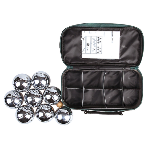 Deluxe Boules Bocce 8 Alloy Ball Set