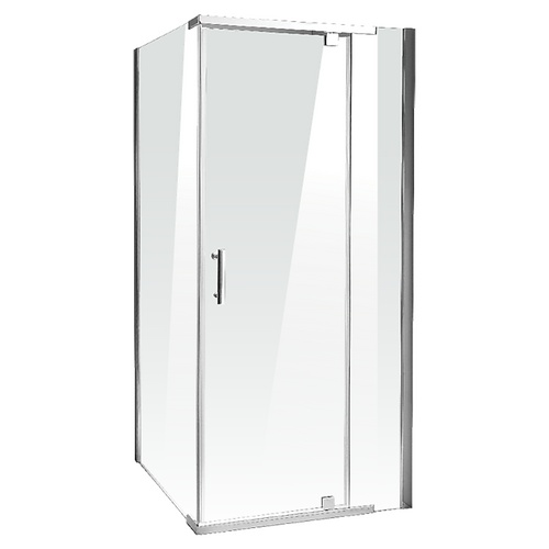 Shower Screen 1000x800x1900mm Framed Safety Glass Pivot Door By Della Francesca