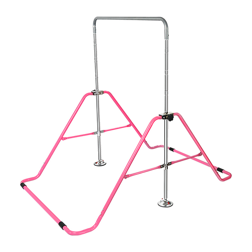 Kids Gymnastics Bars Training Horizontal Bar Monkey Kip Bar Pink