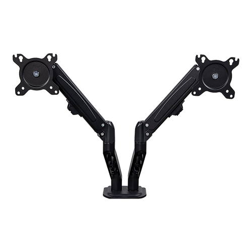Dual Screen Gas-strut Monitor Stand Mount Desktop Bracket for LED/LC