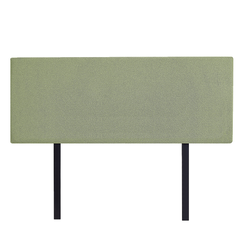 Linen Fabric Queen Bed Deluxe Headboard Bedhead - Olive Green