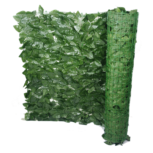 Artificial UV Peach Leaf Roll 3m By 1m