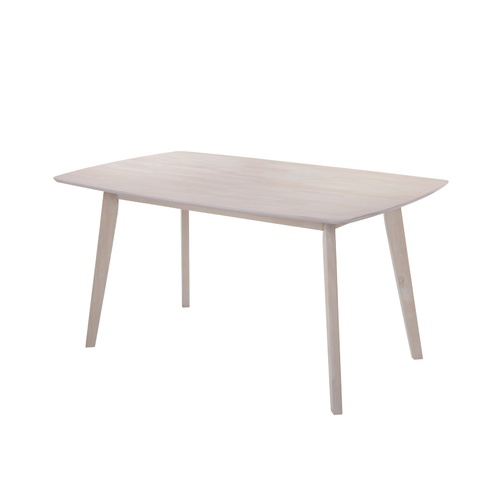 6 Seater Dining Table Solid hardwood White Wash