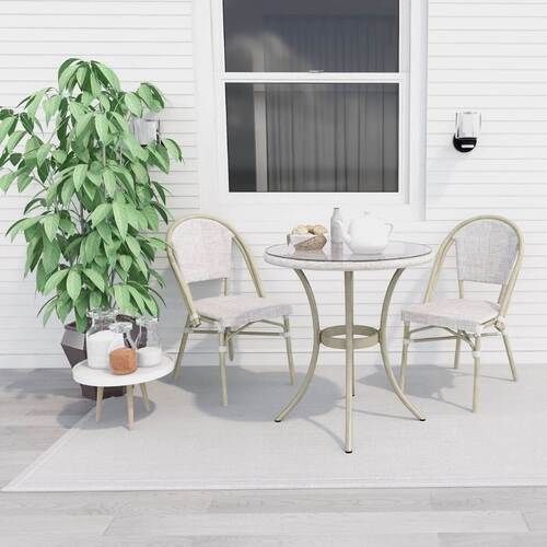 Maya Stylish White Outdoor Dining Table