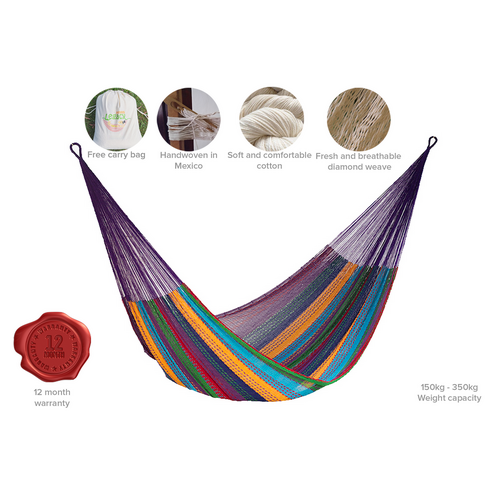 The Power nap Mayan Legacy hammock in Colorina Colour