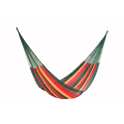 Mayan Legacy King Size Cotton Mexican Hammock in Imperial Colour