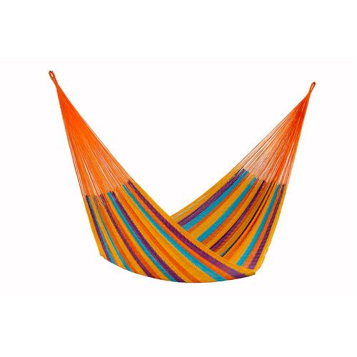 Mayan Legacy Jumbo Size Cotton Mexican Hammock in Alegra Colour