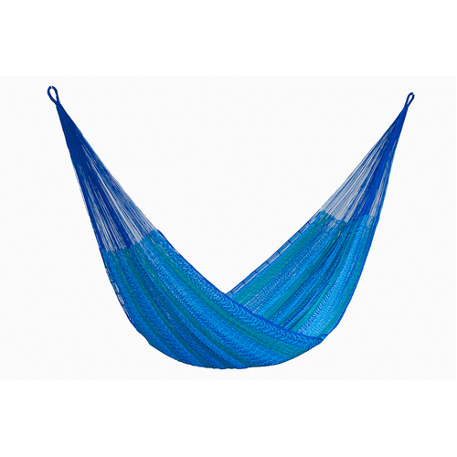 Mayan Legacy King Plus Size Nylon Mexican Hammock in Caribe Colour