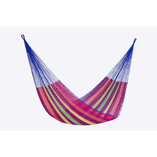 Mayan Legacy King Size Super Nylon Mexican Hammock in Mexicana Colour